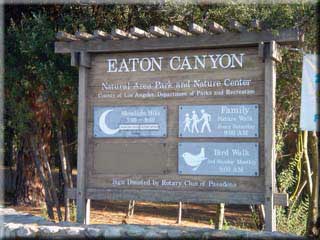 Easton Canyon entrance