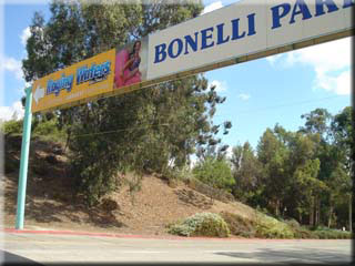 Sign over entrance to Bonelli Park