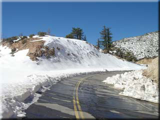 Highway 39 - approaching end of ride