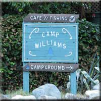 Sign at Camp Williams