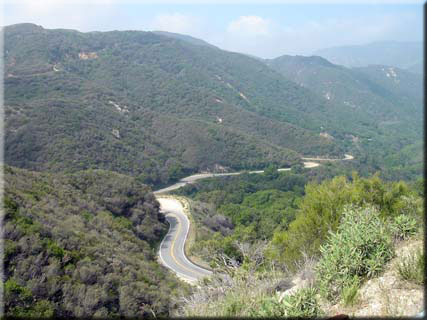 Little Tujunga - view North from first saddle