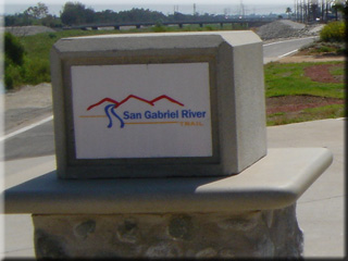 San Gabriel River Trail start