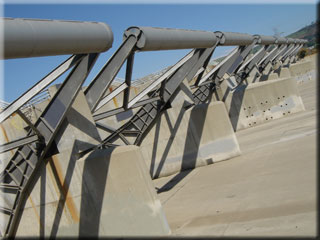 San Gabriel River Trail flood control
