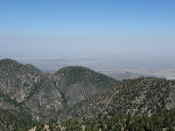 view from Angeles Crest towards desert