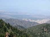 view from Angeles Crest towards desert