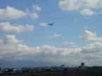 Aircraft departing Brakett airfield