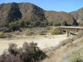 Start - East Fork bridge. From Highway 39 cross this and park on the right.