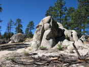 Rock formation at Mount Hillyer