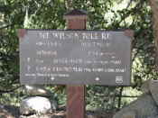 1.76 miles: Sign at top of trail from Chantry Flats