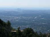 View towards downtown LA